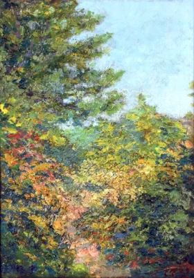 A Wooded Path by Camille Pissarro A Wooded Path by Camille Pissarro