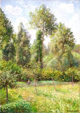 Poplars, Éragny 1895 by Camille Pissarro Poplars, Éragny 1895 by Camille Pissarro