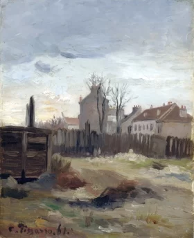 La Butte-Montmartre 1861 by Camille Pissarro