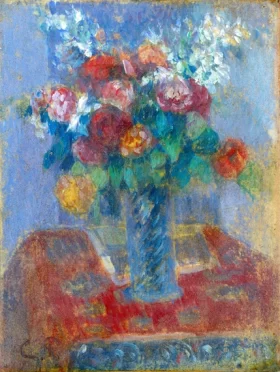 Bouquet of flowers, um 1900 by Camille Pissarro Bouquet of flowers, um 1900 by Camille Pissarro