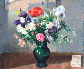 Bouquet of Flowers 1898 by Camille Pissarro Bouquet of Flowers 1898 by Camille Pissarro