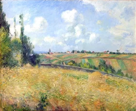 Les Seibles, côte des Gratte-Coqs, Pontoise 1877 by Camille Pissarro Les Seibles, côte des Gratte-Coqs, Pontoise 1877 by Camille Pissarro