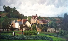 L’Hermitage à Pontoise 1867 by Camille Pissarro L’Hermitage à Pontoise 1867 by Camille Pissarro