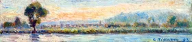 Bord de rivière 1893 by Camille Pissarro Bord de rivière 1893 by Camille Pissarro