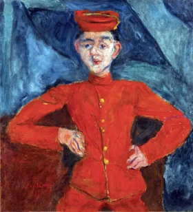 Le chasseur de Chez Maxim's 1925 by Chaïm Soutine Le chasseur de Chez Maxim's 1925 by Chaïm Soutine