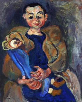 Femme à la poupée by Chaïm Soutine Femme à la poupée by Chaïm Soutine