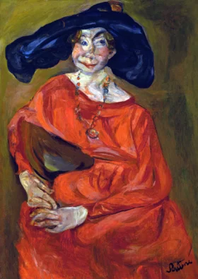 La Femme en rouge by Chaïm Soutine La Femme en rouge by Chaïm Soutine