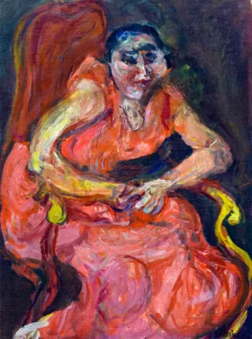 Woman in Pink 1924 by Chaïm Soutine