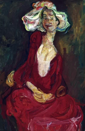Le grand chapeau 1923 by Chaïm Soutine