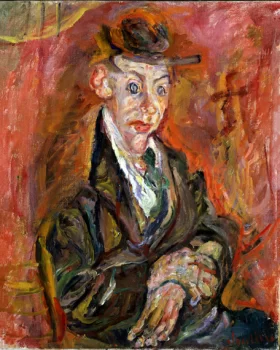 Woman with Round Eyes (La Femme aux yeux ronds) 1919 by Chaïm Soutine Woman with Round Eyes (La Femme aux yeux ronds) 1919 by Chaïm Soutine
