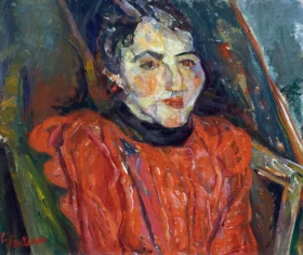 Portrait de Madame X (Portrait Rose) 1919 by Chaïm Soutine