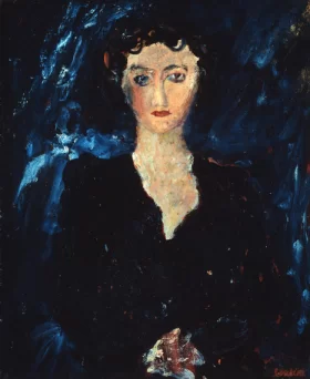 Portrait d'une dame 1928 by Chaïm Soutine Portrait d'une dame 1928 by Chaïm Soutine