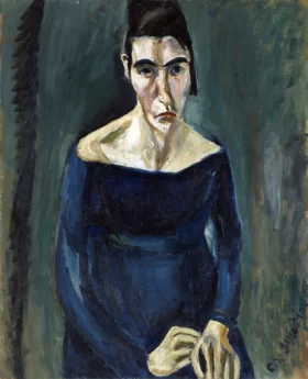 La Folle 1918 by Chaïm Soutine