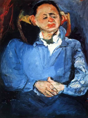 Portrait of the Sculptor, Oscar Miestchaninoff by Chaïm Soutine Portrait of the Sculptor, Oscar Miestchaninoff by Chaïm Soutine