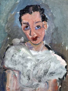 Young Woman in a White Blouse (Jeune femme à la blouse blanche) by Chaïm Soutine Young Woman in a White Blouse (Jeune femme à la blouse blanche) by Chaïm Soutine