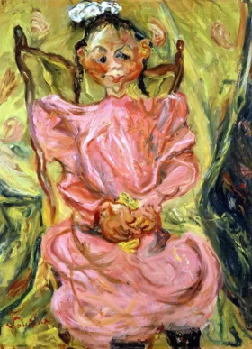 Girl in Pink, 1925 by Chaïm Soutine Girl in Pink, 1925 by Chaïm Soutine