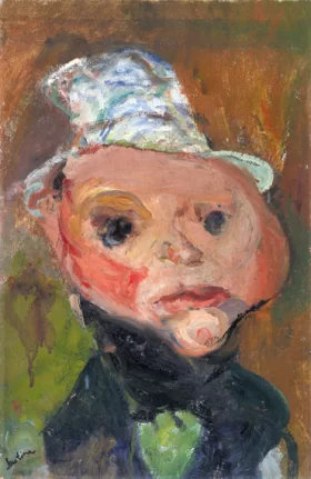 The White Hat (Le Chapeau blanc) 1923 by Chaïm Soutine The White Hat (Le Chapeau blanc) 1923 by Chaïm Soutine