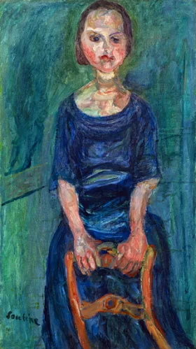 The Woman at the Chair 1919 by Chaïm Soutine The Woman at the Chair 1919 by Chaïm Soutine