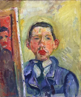 Self-Portrait 1918 by Chaïm Soutine