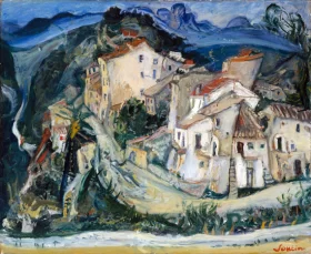 View of Cagnes by Chaïm Soutine