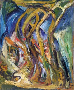 Group of Trees (Groupe d'arbres) 1922 by Chaïm Soutine