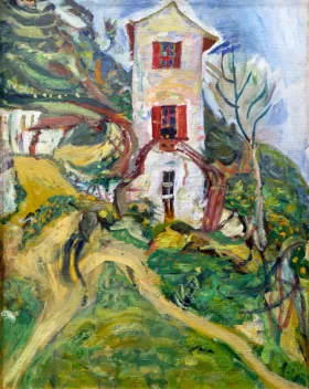 La maison blanche by Chaïm Soutine