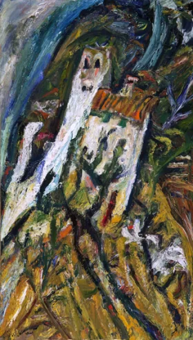 Landscape with White Building (Paysage avec maison blanche) by Chaïm Soutine