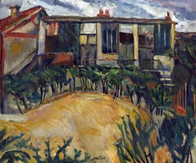 La Cité Falguière 1914 by Chaïm Soutine