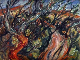 Paysage arbreux 1919 by Chaïm Soutine