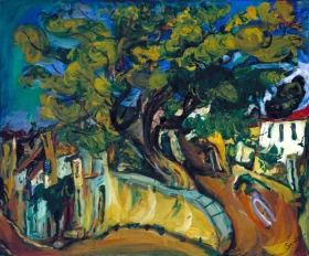 Cagnes Landscape with Tree by Chaïm Soutine
