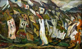 Les maisons by Chaïm Soutine