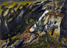 Le Mas Passe-Temps, Céret by Chaïm Soutine Le Mas Passe-Temps, Céret by Chaïm Soutine