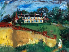 Vieille maison aux environs de Chartres 1934 by Chaïm Soutine