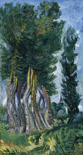 Les Peupliers 1939 by Chaïm Soutine Les Peupliers 1939 by Chaïm Soutine
