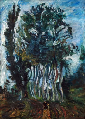 La Primavera a Champigny by Chaïm Soutine La Primavera a Champigny by Chaïm Soutine