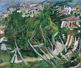 Landscape at Cagnes 1922 1 by Chaïm Soutine