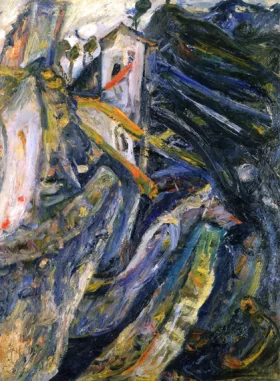 Paysage à la campagne à Céret by Chaïm Soutine