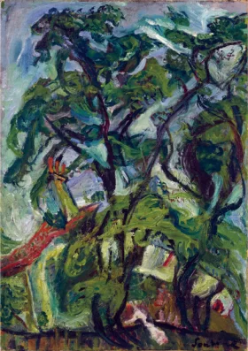 Gourdon sur Vence 1922 by Chaïm Soutine Gourdon sur Vence 1922 by Chaïm Soutine