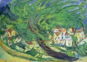 Fallen Tree by Chaïm Soutine Fallen Tree by Chaïm Soutine