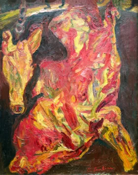 Beef and calf's head by Chaïm Soutine