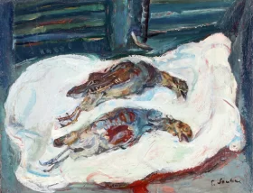 Les perdrix au volet vert by Chaïm Soutine Les perdrix au volet vert by Chaïm Soutine