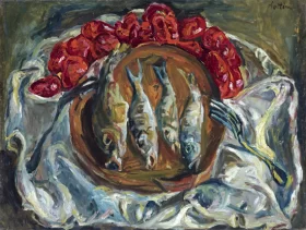 Poissons et Tomates by Chaïm Soutine Poissons et Tomates by Chaïm Soutine