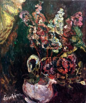 Lilac Jug 1915 by Chaïm Soutine Lilac Jug 1915 by Chaïm Soutine