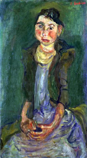 Farm Girl [La Fille de Ferme] 1919 by Chaïm Soutine