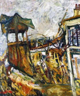 Banlieue parisienne 1919 by Chaïm Soutine Banlieue parisienne 1919 by Chaïm Soutine