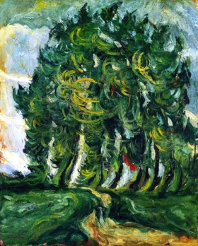 Arbres à Auxerre 1939 by Chaïm Soutine Arbres à Auxerre 1939 by Chaïm Soutine