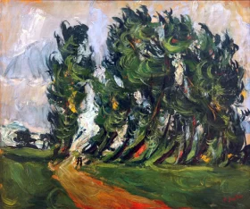 Path in the Forest with Two Children by Chaïm Soutine Path in the Forest with Two Children by Chaïm Soutine