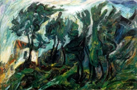Casot à Céret 1921 by Chaïm Soutine Casot à Céret 1921 by Chaïm Soutine