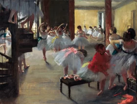 The Dance Class 1873 by Edgar Degas The Dance Class 1873 by Edgar Degas