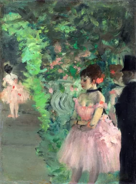 Dancers Backstage by Edgar Degas Dancers Backstage by Edgar Degas